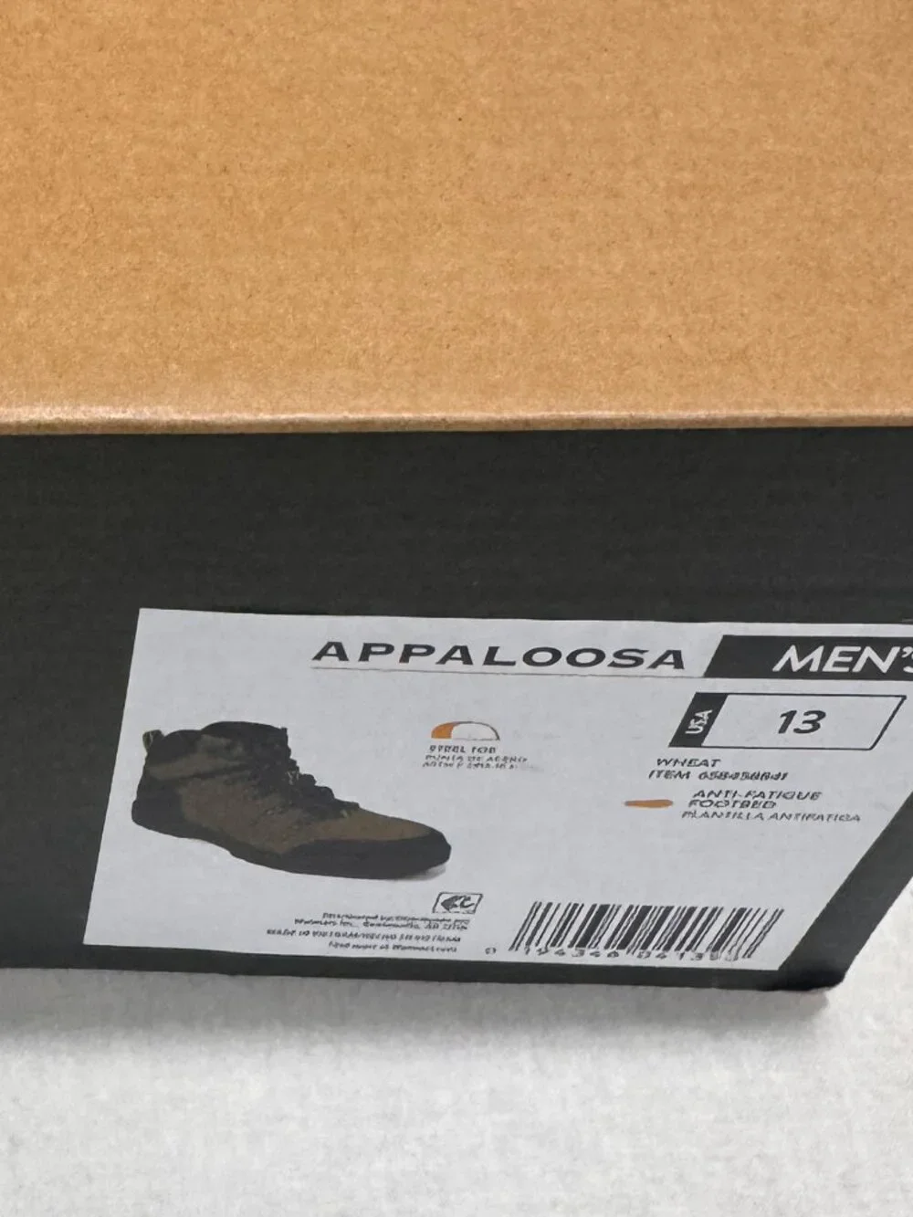 Brahma Appaloosa Men's Steel Toe Work Boots Wheat Tan NIB New Size 7 13